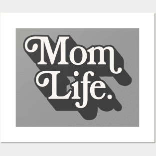 Mom Life - Awesome Retro Typographic Design Posters and Art